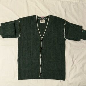 Scotch & Soda Green Sweater (M) with stitching